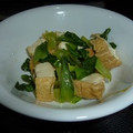 モグタソ's cooksnap of when they made 厚揚げと青梗菜の麺つゆ炒め.