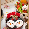 ＊ラビママ＊'s cooksnap of when they made 【キャラ弁】はんぺんdeにわとり.