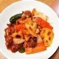 ニャゴママ's cooksnap of when they made 豚バラで！揚げない酢豚.