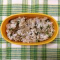 くま's cooksnap of when they made 【梅こぶ茶】deゴマしそ昆布おにぎり♪.