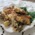 miyuki12's cooksnap of when they made 舞茸とカニカマのズッキーニ巻き♪天ぷら.