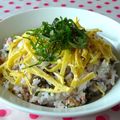 おらんでう～たん's cooksnap of when they made 夏秋限定のお楽しみ！紫色の金時草ご飯♪.