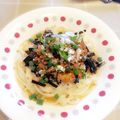 mogunemu_'s cooksnap of when they made 簡単ランチ ヘルシー納豆キムチうどん.