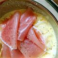 ちゃんげんまま's cooksnap of when they made 生ハムとオクラの冷やしカルボナーラうどん.