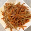 えだ1213's cooksnap of when they made にんじんきんぴら.