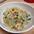 ポンポポ's cooksnap of when they made 我が家の中華風春雨サラダ.