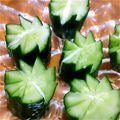 nonkodon's cooksnap of when they made きゅうりの飾り切り♪マヨネーズ味.