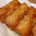 アンパンマン坊や's cooksnap of when they made 春キャベツとベーコンのチーズ春巻き.