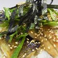 かめとうめ's cooksnap of when they made さんま干物の蒲焼き丼.