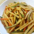 ディラルテ's cooksnap of when they made にんじんとじゃがいものきんぴら　.