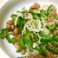 MofeMofee's cooksnap of when they made ゴーヤの納豆和え♪.