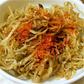 meff's cooksnap of when they made モヤシごま油炒め.