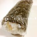 papikun's cooksnap of when they made ちょいピリ☆ キムチ＆炒り卵の海苔巻き.