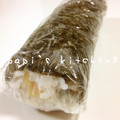 papikun's cooksnap of when they made ちょいピリ☆ キムチ＆炒り卵の海苔巻き.