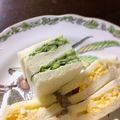 yumekomama's cooksnap of when they made ちょっとお洒落なきゅうりサンド☆*:･ﾟ.