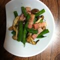 funafun's cooksnap of when they made 簡単☆ベーコンといんげんの塩コンブ炒め.