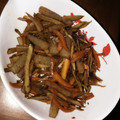 てまつなおみ's cooksnap of when they made 和食の定番♪きんぴらごぼうコンニャク.