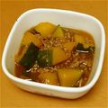 いげん's cooksnap of when they made かぼちゃの煮物 #そぼろあんかけ.