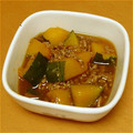 いげん's cooksnap of when they made かぼちゃの煮物 #そぼろあんかけ.