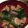 G☆Ponchi's cooksnap of when they made 鶏そばつけ麺風☆栄養士ママ.