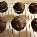 かりんとっ's cooksnap of when they made 自家製酵母でチョコバナナマフィン.