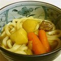 冴木丈's cooksnap of when they made 簡単美味☆出汁が効くぶっかけカレーうどん.