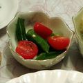 ふわふわばにい♡'s cooksnap of when they made 夏に☆オクラとプチトマトの塩レモンサラダ.
