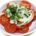 Haika☆'s cooksnap of when they made 【ベース菜 玉ねぎマリネ】トマトサラダ.