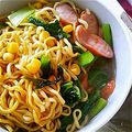 ユーロン's cooksnap of when they made 即席ラーメンｄｅバターしょうゆラーメン☆.