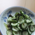 きらり流れ星's cooksnap of when they made 胡瓜とわかめの酢の物.