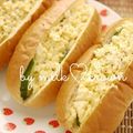 milk＊crown's cooksnap of when they made ☆王道玉子サンド☆ハム・きゅうり・トマト.