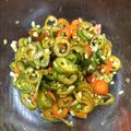 masamichia's cooksnap of when they made 激辛！ご飯が進む青唐辛子.