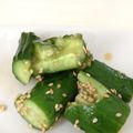 こしじ's cooksnap of when they made ☆叩ききゅうりのピリ辛和え☆.