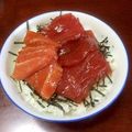 ステルトミチル's cooksnap of when they made 美味しい！マグロ漬け丼★.