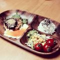 フラッペェ's cooksnap of when they made 豆腐ハンバーグで和風ロコモコ.