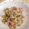 h_romy's cooksnap of when they made しそとにんにくの炒飯.