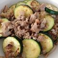 ck_yukky's cooksnap of when they made 塩レモン　ズッキーニと豚肉炒め.