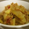 PARNELL's cooksnap of when they made はやとうりと豚ミンチの豆板醤炒め.