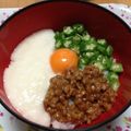 mario大好き's cooksnap of when they made ＊オクラと納豆と長芋の卵黄あえ＊.