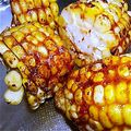 Mirey's cooksnap of when they made フライパンで焼きとうもろこし.