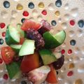 sacoharu's cooksnap of when they made お手軽♪たことキュウリのにんにくポン酢.