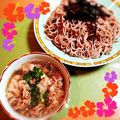 ﾐｰﾄﾊﾟｲママ's cooksnap of when they made ✿アツアツおつゆの豚蕎麦✿.