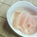 キョク's cooksnap of when they made 赤大根の甘酢漬け.
