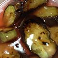 roseyumiko's cooksnap of when they made 簡単！美味しい！さっぱり長茄子の梅酢餡.