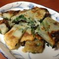 かい74's cooksnap of when they made お好み焼きの粉を使って簡単海鮮チヂミ.