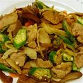 fukudoru's cooksnap of when they made ✩オクラと豚肉のスタミナ炒め✩.