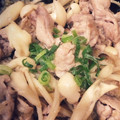 はなきたく's cooksnap of when they made 豚肉ときのこのおろしポン酢.