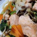 jjjuuu's cooksnap of when they made ルクエと塩麹で簡単！鮭と野菜の蒸し物.