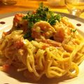 ma＊cuisine's cooksnap of when they made 車えびとフレッシュトマトのクリームパスタ.