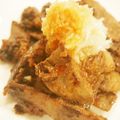 saki1010's cooksnap of when they made レバーの竜田揚げ　おろしポン酢.